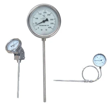 Mercury and Gas Filled Thermometer